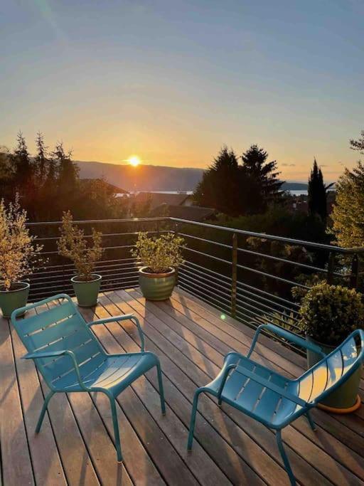Maison De Vacances 220M2 Vue Lac Et Chateau 芒通-圣贝尔纳 外观 照片